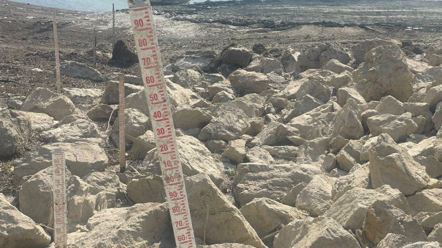 Bursa'daki felaket havadan görüntülendi! Barajlarda bir damla su yok