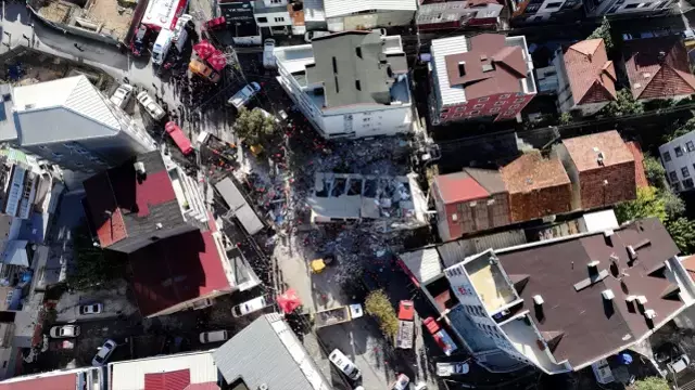 Gebze'de yıkılan binada 1 kişinin cansız bedenine ulaşıldı