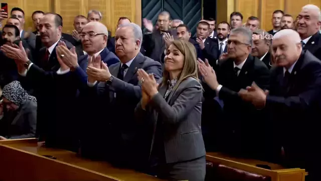 TBMM grup toplantısında konuşan parti lideri