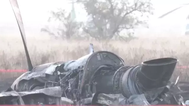 20 askerin şehit olduğu uçağın enkazından ilk görüntü