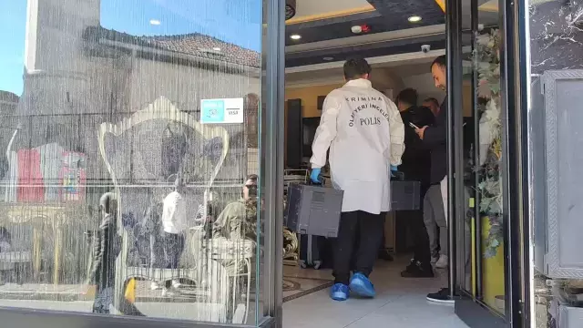 Cenaze töreninden görüntü