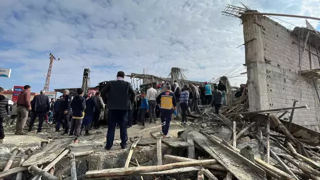 Kurtarma ekiplerinin müdahale anı