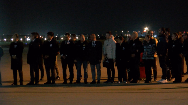 Şehit pilot Hasan Bahar'ın naaşı Türkiye'ye getirildi