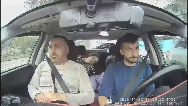 Taksi içi görüntüler