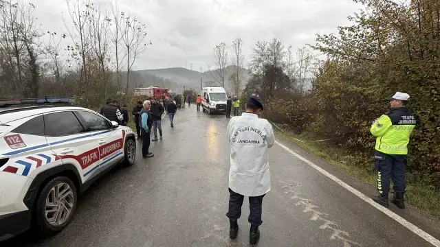 Kaza sonrası kurtarma ve müdahale çalışmaları