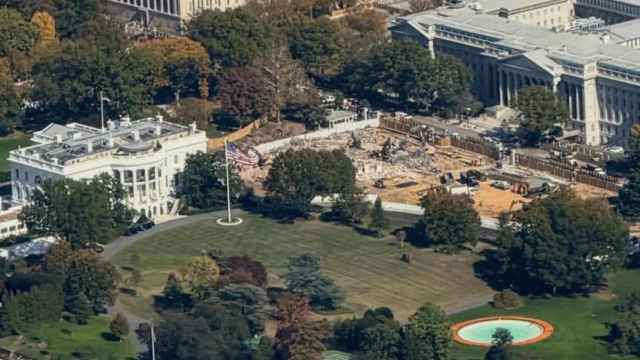Trump'ın talimatıyla Beyaz Saray paramparça edildi! 123 yıllık bina moloz yığınına döndü