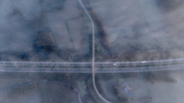 Anadolu Otoyolu'nun Düzce kesiminde sis etkili oldu