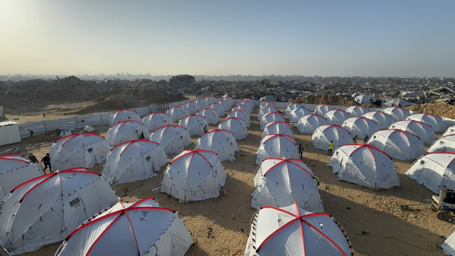 Hayrat Yardım'dan Gazze'de 300 Kişilik Çadır Kent