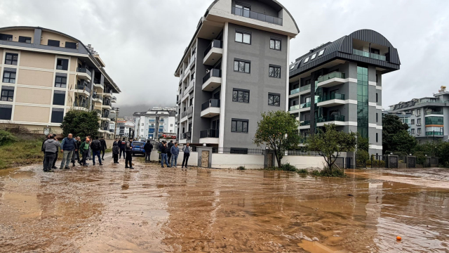 Kenti sel aldı, dünyaca ünlü sahilde kıyıya dana vurdu