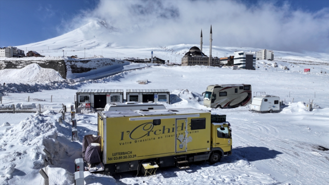 Erciyes Dağı, Karavan tutkunlarının yeni kış rotası haline geldi