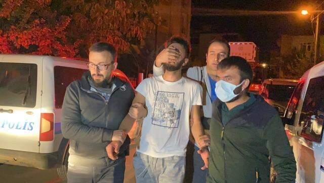 Sinir krizi geçiren 18 yaşındaki genç, eşyaları paramparça edip evi ateşe verdi