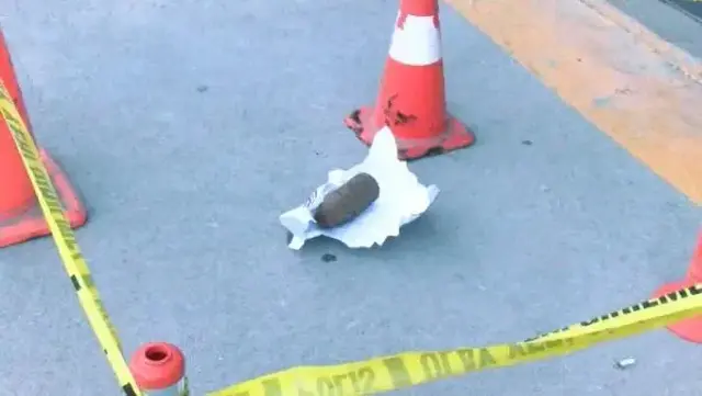 ÇATALCA'DA BALIK TUTARKEN BULDUĞU TOP MERMİSİNİ ESENYURT'A MİNİBÜSTE GETİRDİ