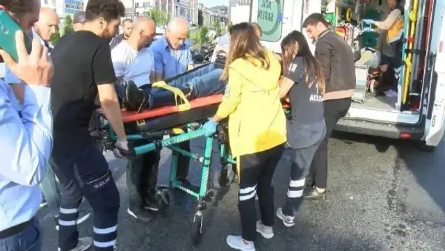 Başakşehir'de karavanların zincirleme kazası