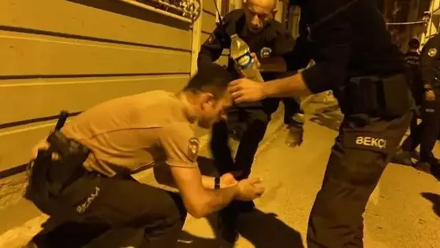 Damat eğlencesinde gürültü uyarısı yapan polise saldırı! 10 gözaltı var