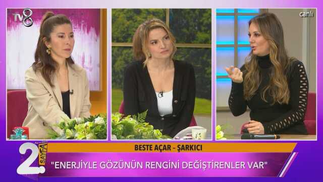 Uzaylılarla iletişime geçtiğini söyleyen Kayahan'ın kızı Beste Açar'dan ağızları açık bırakan sözler: Enerjiyle göz rengi değiştiriyorlar