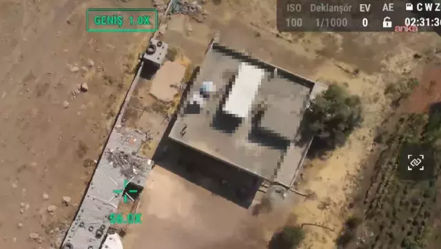 Kaçak elektrik taraması yapan dronu tüfekle vurup düşürdüler