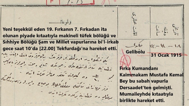 Atatürk'ün komutanlığını yaptığı tümenle ilgili gerçek 111 yıl sonra ortaya çıktı
