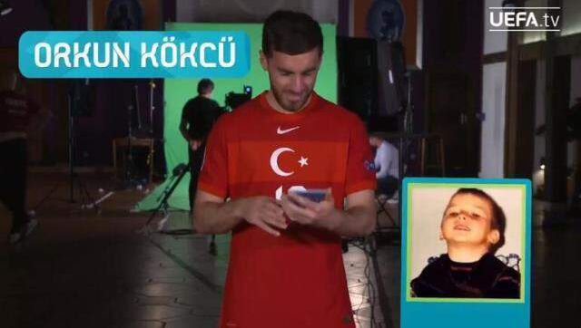 UEFA, Galler maçı öncesi Milli Takımımız'ın futbolcularına eğlenceli bir sınav yaptı