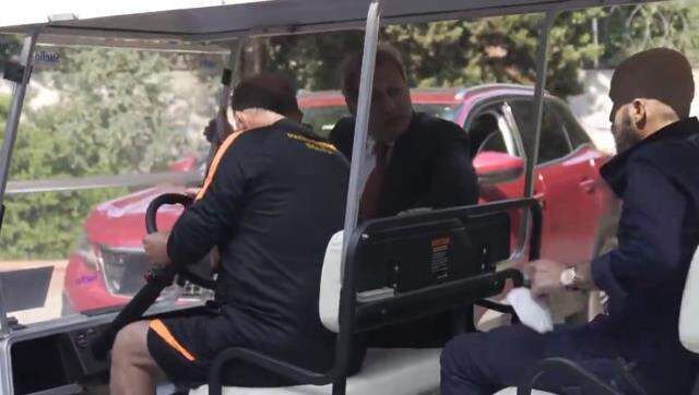 Direksiyonun başına geçen Fatih Terim, Başkan Burak Elmas'ı geziye çıkardı
