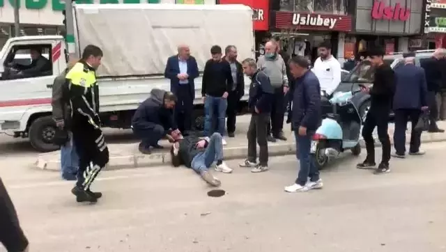 Kaza yapan motosiklet sürücüsü, 'sınava girecektim' diye hüngür hüngür ağladı