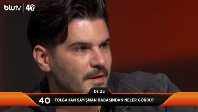 Tolgahan Sayışman, babasıyla ilgili soru karşısında gözyaşlarına boğuldu
