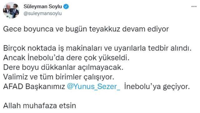 Son dakika! İnebolu'da sel nedeniyle 2 köprü çöktü; vatandaşlara 'Dükkan açmayın, üst katlara çıkın' uyarısı yapılıyor