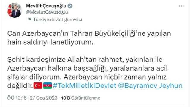 Son Dakika: Azerbaycan'ın İran Elçiliği'ne silahlı saldırı! 1 güvenlik görevlisi hayatını kaybetti