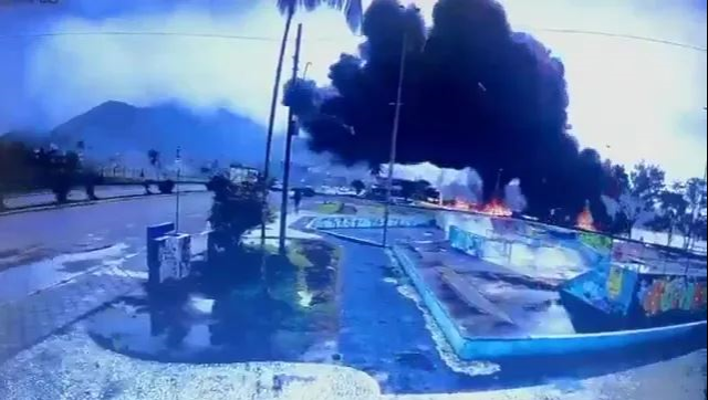 Pisti kaçıran uçak yola çakıldı: 1 ölü, 7 yaralı