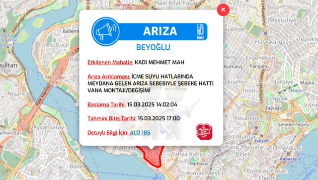 İstanbul İSKİ su kesintisi! 15-16 Mart İstanbul'da su kesintisi ne zaman bitecek, sular ne zaman gelecek?