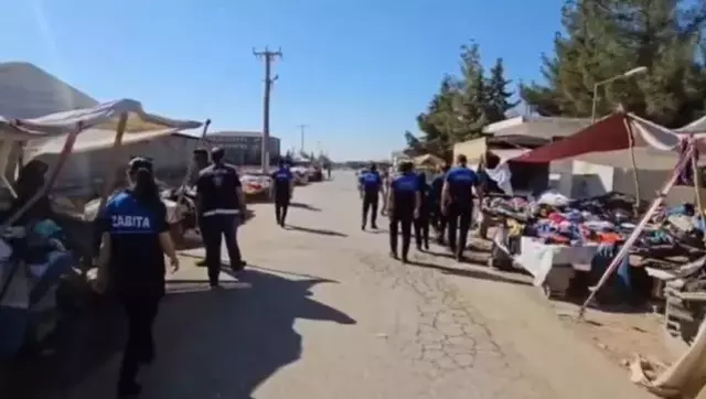 Viranşehir pazarında zabıta müdürünün pazarcılara uyarısı