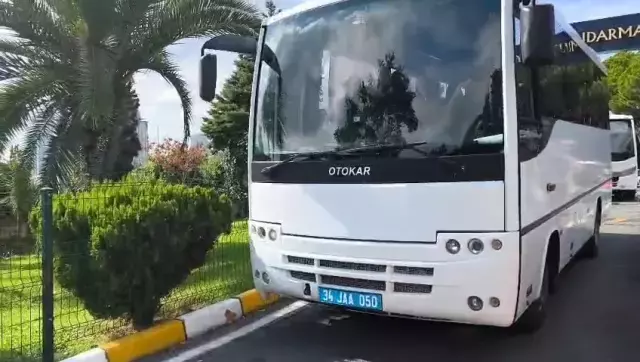Şüphelilerin Adli Tıp Kurumu'na sevk anı