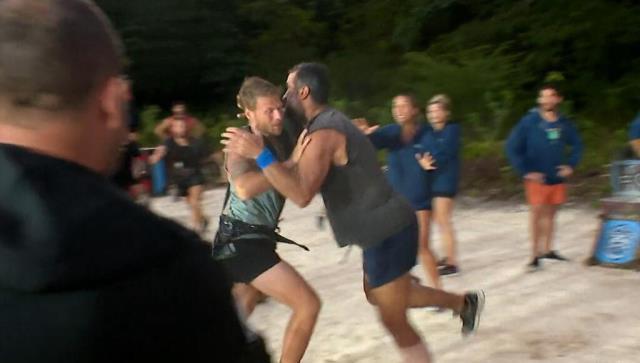 Survivor All Star'da Hikmet ve Yunus Emre arasındaki kavganın görüntüleri ortaya çıktı