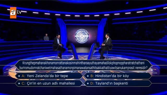 Okunuşu cevabından da zor! Kenan İmirzalıoğlu soruyla imtihanı yarışmaya damga vurdu