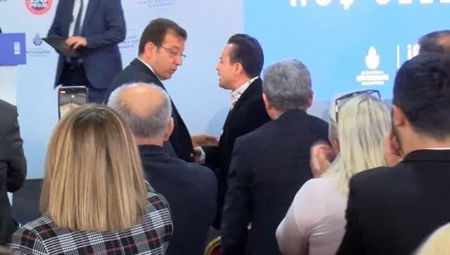 İBB'nin tesis açılışında Tuzla Belediye Başkanı Şadi Yazıcı'ya saldırı! İmamoğlu kürsüden müdahale etti