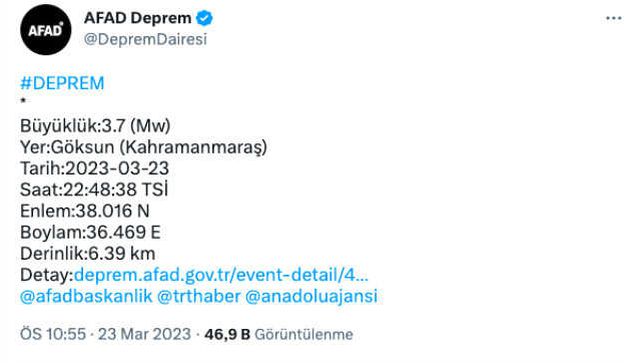 Ankara kaç şiddetinde deprem oldu? SON DAKİKA! Ankara deprem mi oldu, şiddeti ne? Ankara kaç büyüklüğünde deprem oldu?