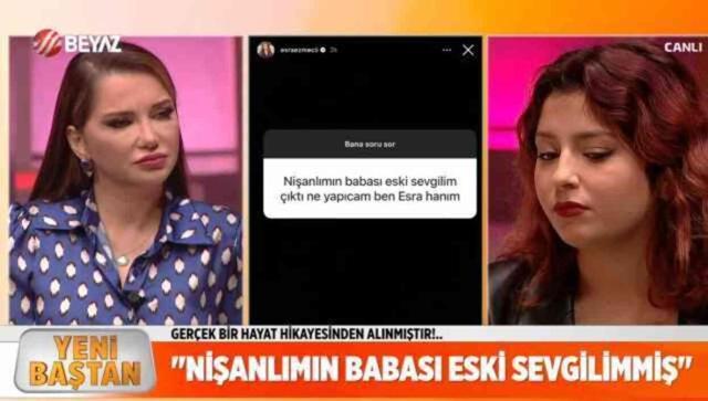 Esra Ezmeci'nin programda ağızları açık bırakan itiraf: Nişanlımın babası eski sevgilim çıktı