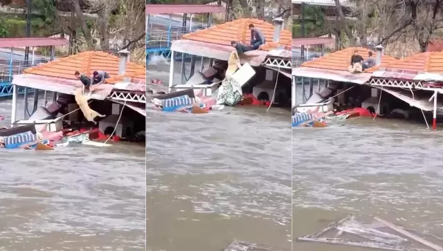 Antalya'da kuvvetli yağış 6 ilçede hasara neden oldu, mahsur kalan hayvanlar kurtarıldı