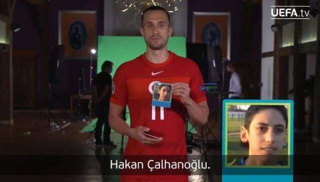 UEFA, Galler maçı öncesi Milli Takımımız'ın futbolcularına eğlenceli bir sınav yaptı