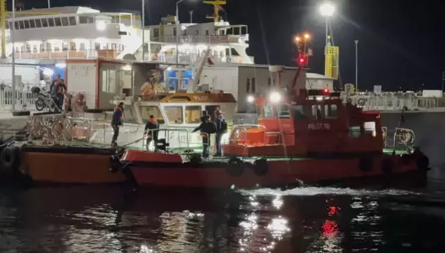 Çanakkale Boğazı'nda can pazarı! Kılavuz kaptan denize düştü