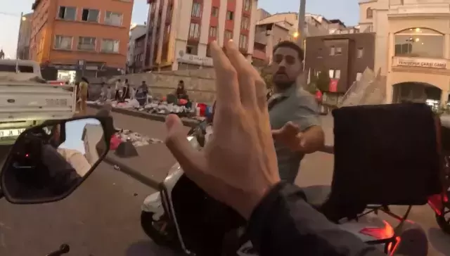 Olay sonrası polis ekiplerinin çalışması