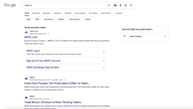 Reklam yasak ama Google'da var! MEXC Global Türkiye'de ne yapıyor?