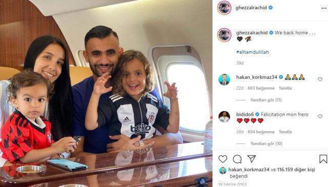 İstanbul'a doğru yola çıkan Rachid Ghezzal'ın uçuşunda rötar
