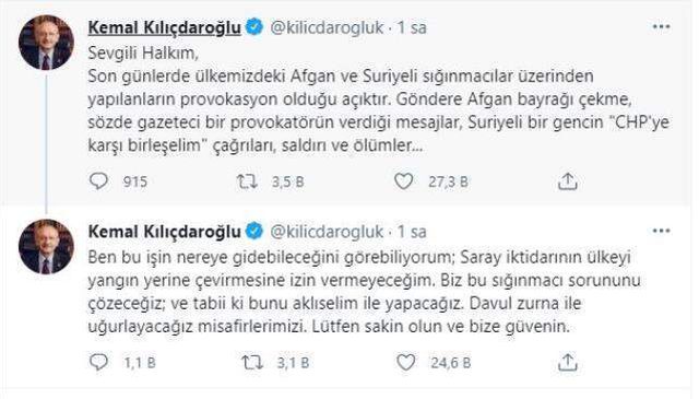 Kılıçdaroğlu: Davul zurna ile uğurlayacağız misafirlerimizi
