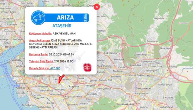 İstanbul İSKİ su kesintisi! 2-3 Ekim Ataşehir, Kağıthane, Tuzla, Zeytinburnu su kesintisi listesi! Sular ne zaman gelecek?