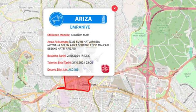 İstanbul İSKİ su kesintisi! 21-22 Ekim Beykoz, Ümraniye, Kağıthane su kesintisi listesi! Sular ne zaman gelecek?