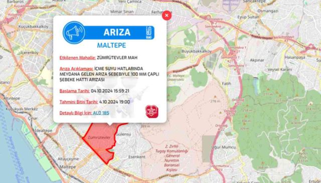 İstanbul İSKİ su kesintisi! 5-6 Ekim Esenyurt, Küçükçekmece, Maltepe, Kartal su kesintisi listesi! Sular ne zaman gelecek?