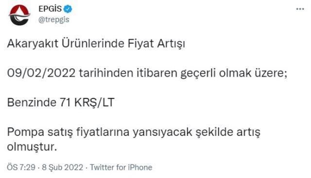 Akaryakıt Fiyatları (GÜNCEL): 13 Şubat benzin mazot fiyatları ne kadar? Benzine, mazota zam mı geldi? Benzin litre fiyatı, mazot litre fiyatı kaç TL?