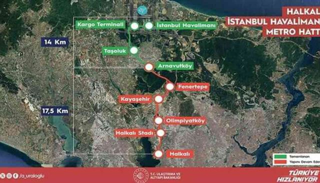 Arnavutköy-İstanbul Havalimanı metrosu durakları neler?