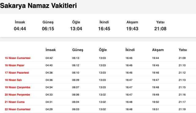 Tekirdağ, Sakarya, Yalova sahur saat kaçta? 14 Nisan Tekirdağ, Sakarya, Yalova imsak vakti! Tekirdağ, Sakarya, Yalova sabah ezanı saat kaçta?