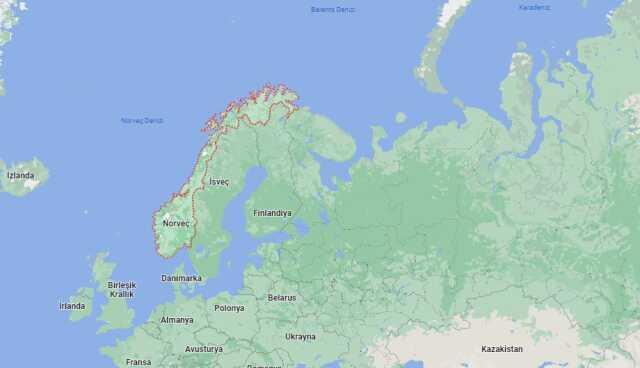 Norveç hangi yarım kürede? Norveç'in konumu ve harita bilgisi